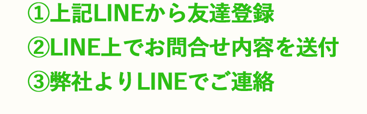 お問合せの流れ